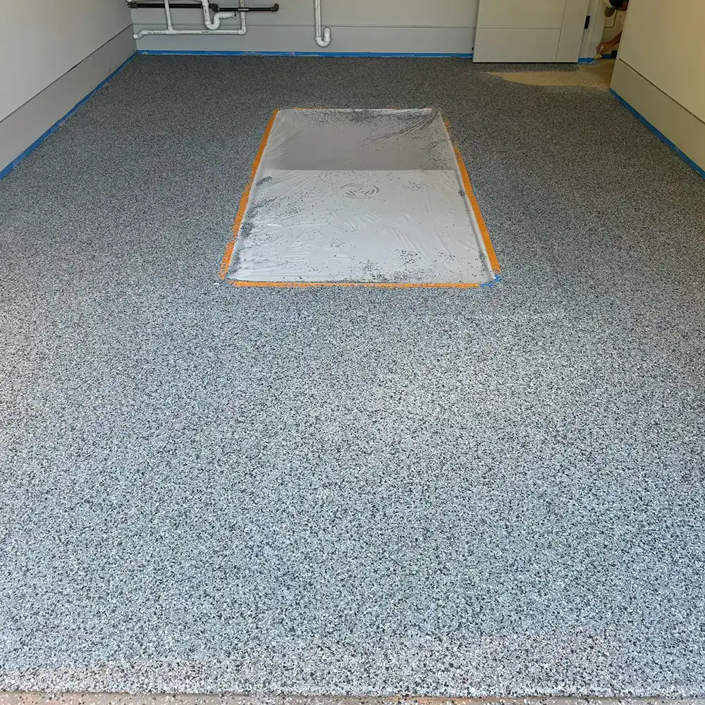 Custom epoxy flooring installation in Dallas home - professional finishing Custom epoxy flooring installation in Dallas home - professional finishing